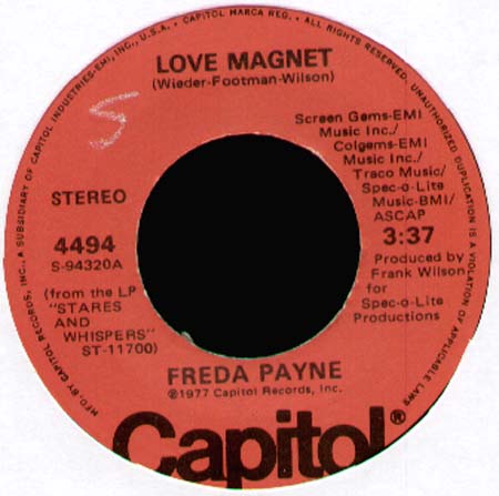 FREDA PAYNE - Love Magnet / Loving You Means So Much To Me