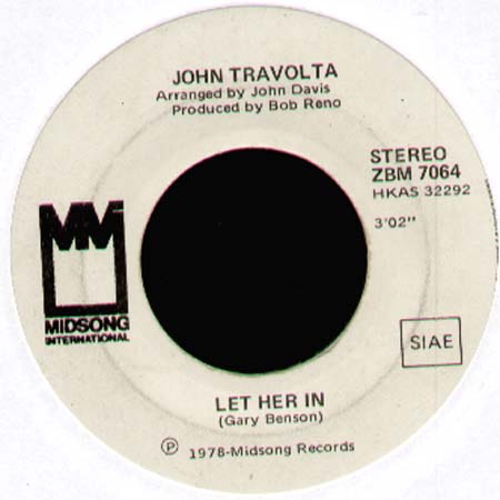 JOHN TRAVOLTA - Let Her In / Big Trouble
