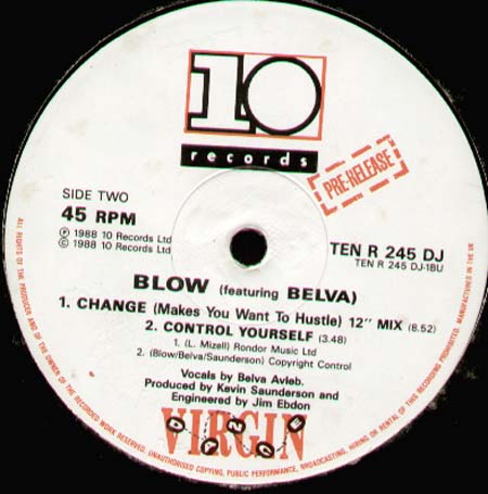 BLOW, FEAT. BELVA - Change (Makes You Want To Hustle) (Not Just Rearrange Mix)