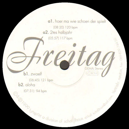 FREITAG - Hor Ma Wie Schon Der Spielt