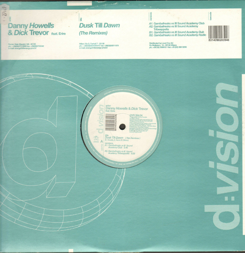 DANNY HOWELLS & DICK TREVOR - Dusk Till Dawn (The Remixes)