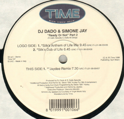 DJ DADO - Ready Or Not (Part 2) - Feat. Simone Jay