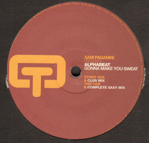 SAM PAGANINI - Gonna Make You Sweat