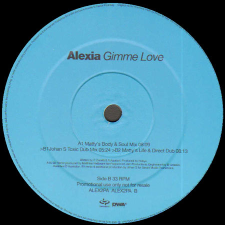 ALEXIA - Gimme Love (Matthias Heilbronn , Johan S Rmxs)