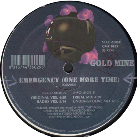 GOLD MINE - Emergency (One More Time)