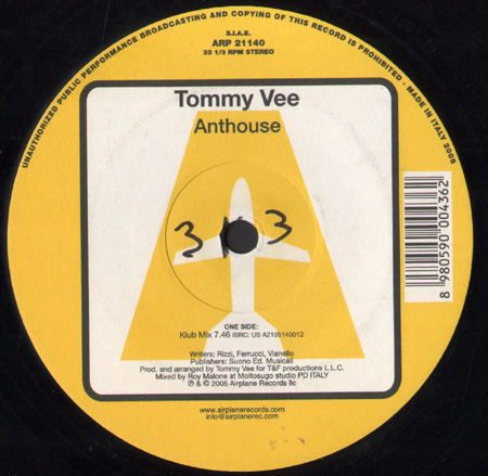 TOMMY VEE - Anthouse