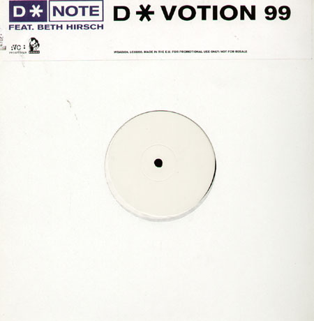 D*NOTE - D*Votion '99 - Feat. Beth Hirsch