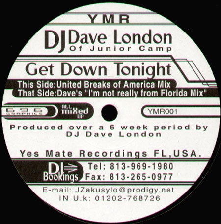 DJ DAVE LONDON - Get Down Tonight