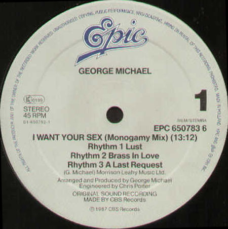 GEORGE MICHAEL - I Want Your Sex