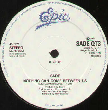 SADE - Nothing Can Come Between Us