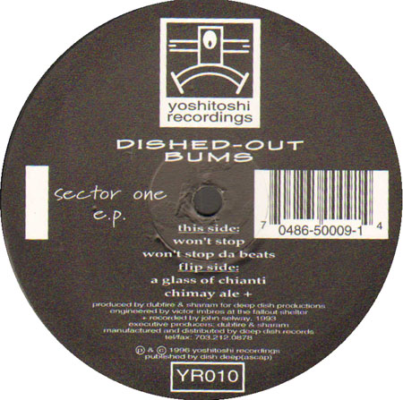 DISHED-OUT BUMS - Sector One EP