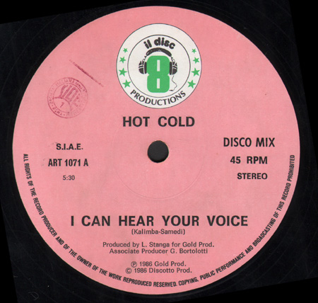 HOT COLD - I Can Hear Your Voice