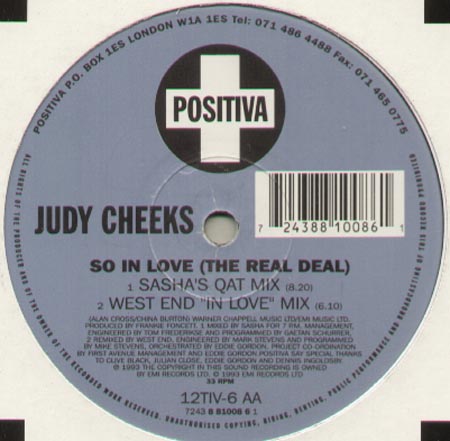 JUDY CHEEKS - So In Love (The Real Deal)