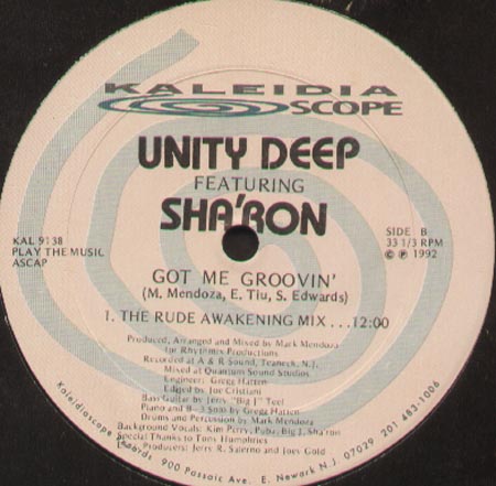 UNITY DEEP - Got Me Groovin', Feat. Sha'ron