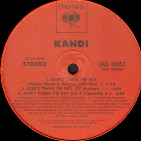 KANDI - Don't Think I'm Not (Maurice Joshua Rmx)