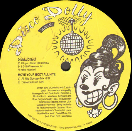 DIMELODISCO - Move Your Body All Nite