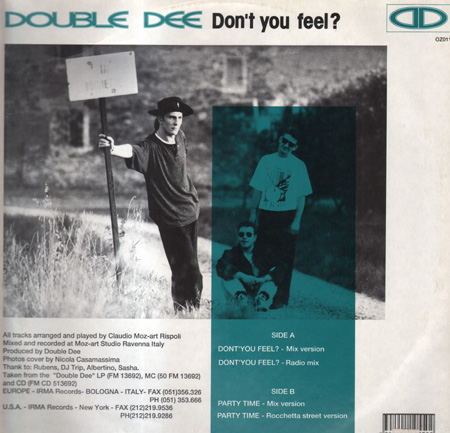 DOUBLE DEE - Don't You Feel