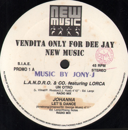 VARIOUS (L.A.N.D.R.O. & CO / JOHANNA / LEONE DI LERNIA / JOE INFERNO) - Promo 1 (Un Otro / Let's Dance / How Gee / Demon City)