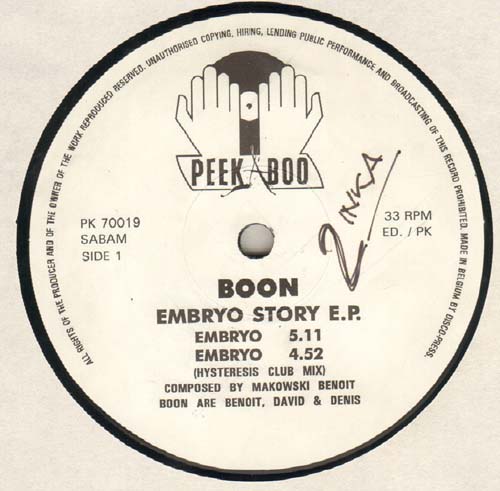 BOON - Embryo Story EP