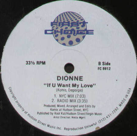 DIONNE - If U Want My Love