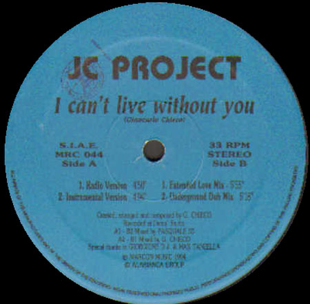 JC PROJECT - I Can't Live Without You