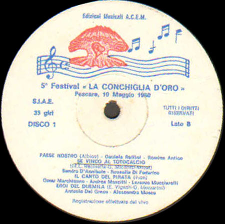 VARIOUS - La Conchiglia D'Oro 