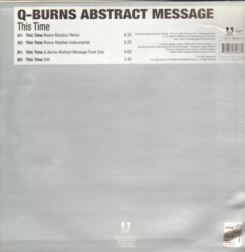 Q-BURNS ABSTRACT MESSAGE - This Time (Rivera Rotation Rmx)