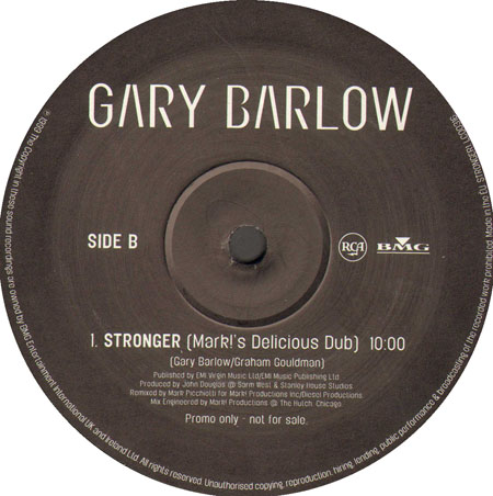 GARY BARLOW - Stronger (Mark Picchiotti Rmxs)