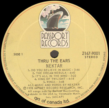 NEKTAR - Thru The Ears