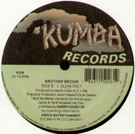 BROTHER BROWN - Where Are My Organs? / Slow Feet