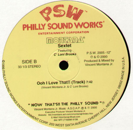 MONTANA SEXTET  - Ooh I Love That!! 