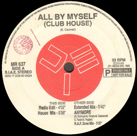 CLUB HOUSE - All By Myself