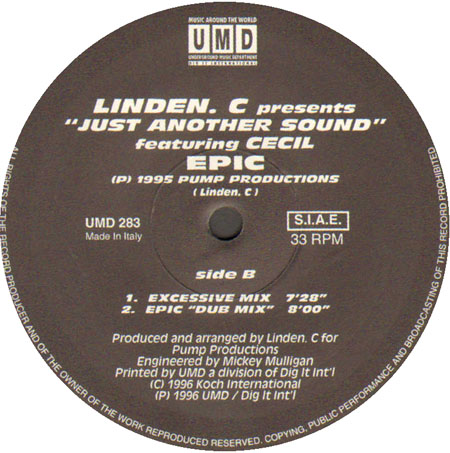 LINDEN C - Epic, Presents Just Another Sound Feat. Cecil