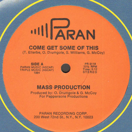 MASS PRODUCTION - Come Get Some Of This