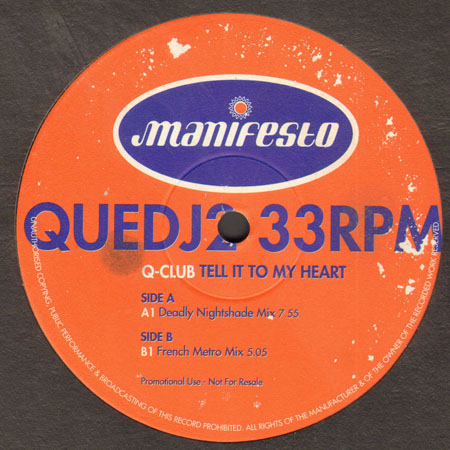 Q-CLUB - Tell It To My Heart