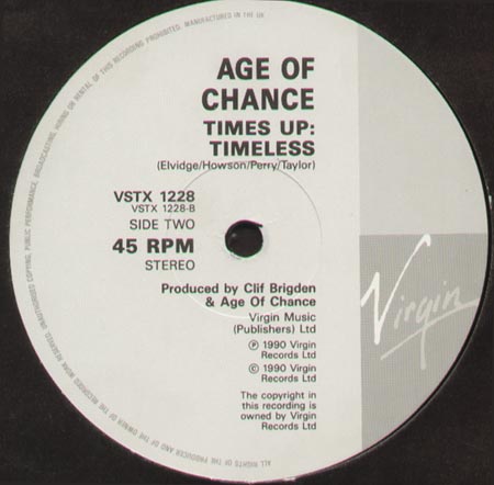 AGE OF CHANCE - Higher Than Heaven: Gates Of Heaven / Times Up: Timeless