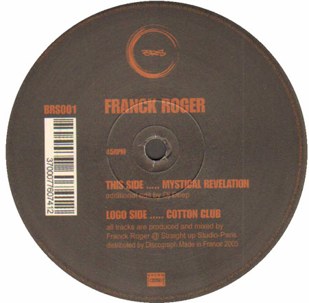 FRANCK ROGER - Mystical Revelation / Cotton Club