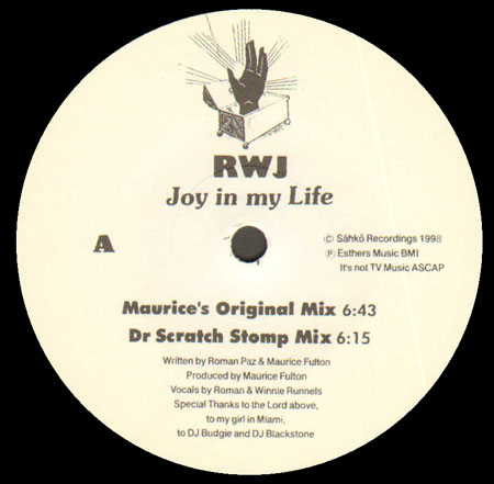 RWJ - Joy In My Life (Maurice Fulton Rmx)