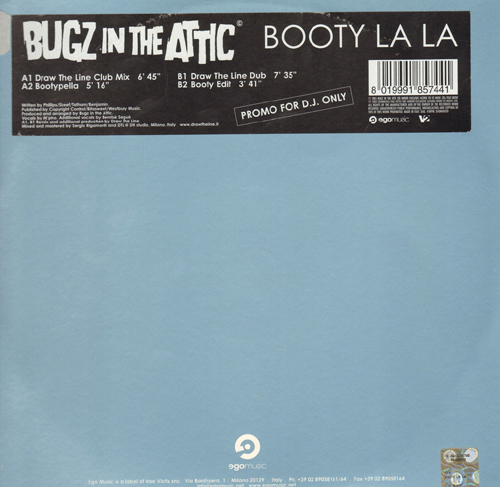 BUGZ IN THE ATTIC - Booty La La (Remix)