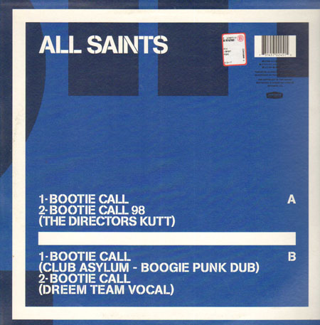 ALL SAINTS - Bootie Call (Club Asylum, Dreem Teem Rmxs) 