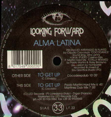 ALMA LATINA - To Get Up (Claudio Coccoluto, Paolo Martini Rmxs)