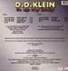 D.D. KLEIN - In Up My Body