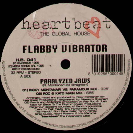 FLABBY VIBRATOR - Paralyzed Jaws (Ricky Montanari, Roc & Kato Rmxs)