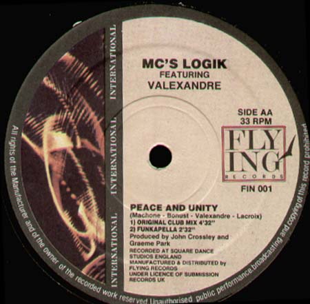 MC'S LOGIK - Peace And Unity, Feat. Valexandre 