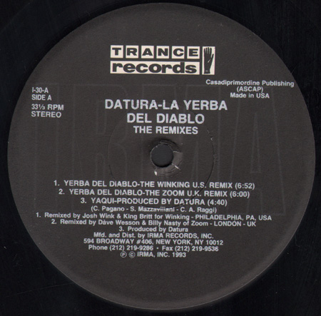 DATURA - Yerba Del Diablo (The Remixes)