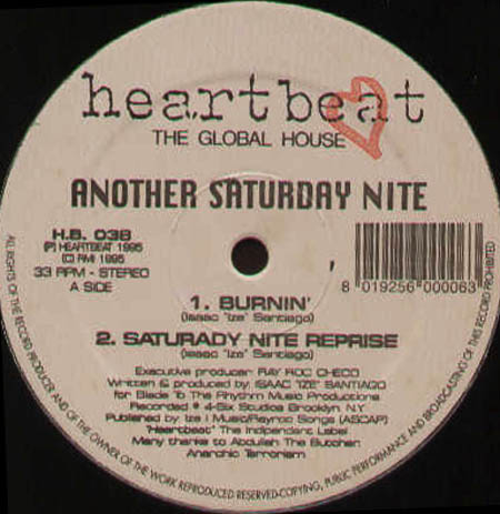 ANOTHER SATURDAY NITE - Burnin' / Saturday Nite Reprise