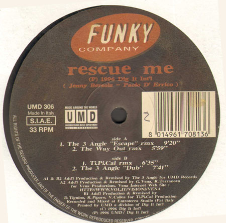 FUNKY COMPANY - Rescue me (Ti.pi.cal. Rmx)