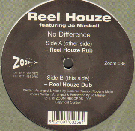 REEL HOUZE - No Difference, Feat. Jo Maskell