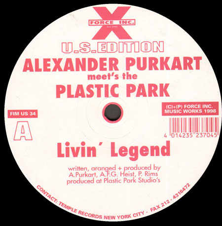 ALEXANDER PURKART - Livin' Legend - Meet's The Plastic Park