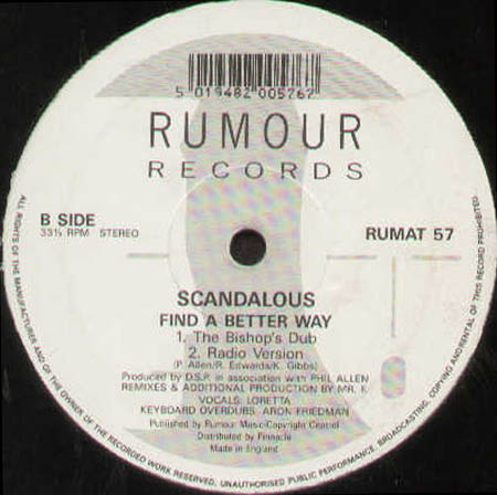 SCANDALOUS - Find A Better Way